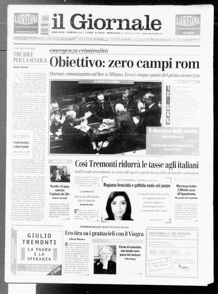 Il giornale : quotidiano del mattino